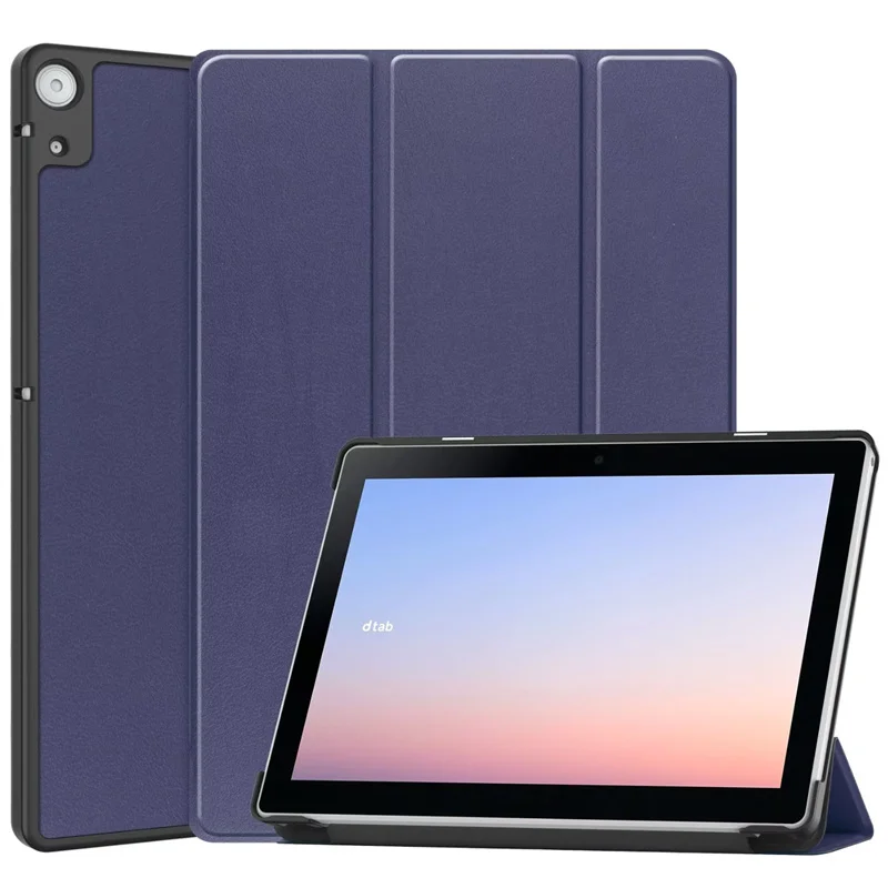Hard PC Tablet Leather Case for Docomo Dtab D-51C