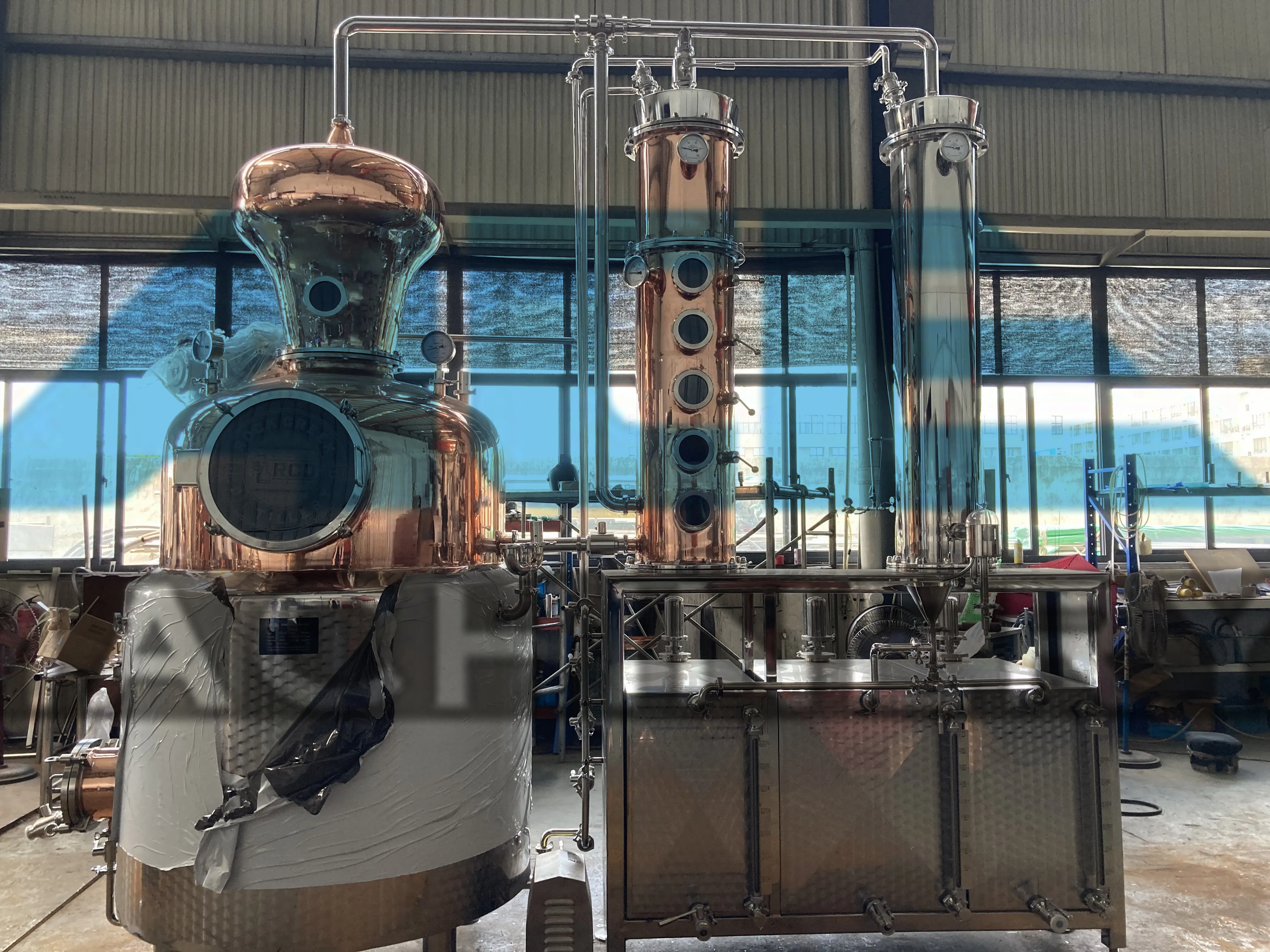 100l5000l Rose Water Distilling Line Alembic Copper Distillation Essential Oil Still Buy Rose