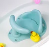 Amazon High quality colorful flexible plastic baby bath seat chair with suction cups,attractive kids bath seat