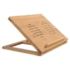 Wholesale Bamboo Adjustable Laptop Stand Portable Notebook Computer Riser PC and MacBook Desk