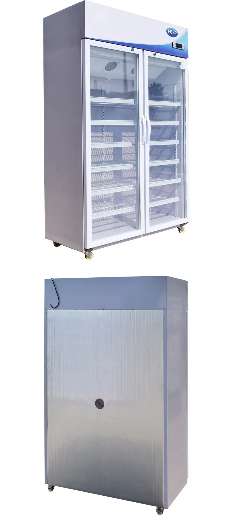 2 Doors Big Capacity 800l 2 To 8 Degree Medicine Freezer/cold Medicine Refrigerator