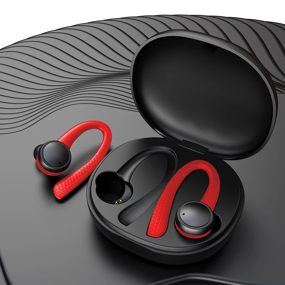 T7 pro Mini TWS 5.0 Wireless Earphone headphones Sport Headset Business Ear Hook earpiece earbuds With charging box - ANKUX.COM