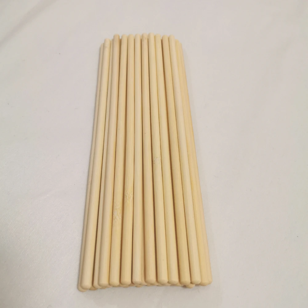 0mm bamboo stick for corn hot dog with chamfere end blunt end to
