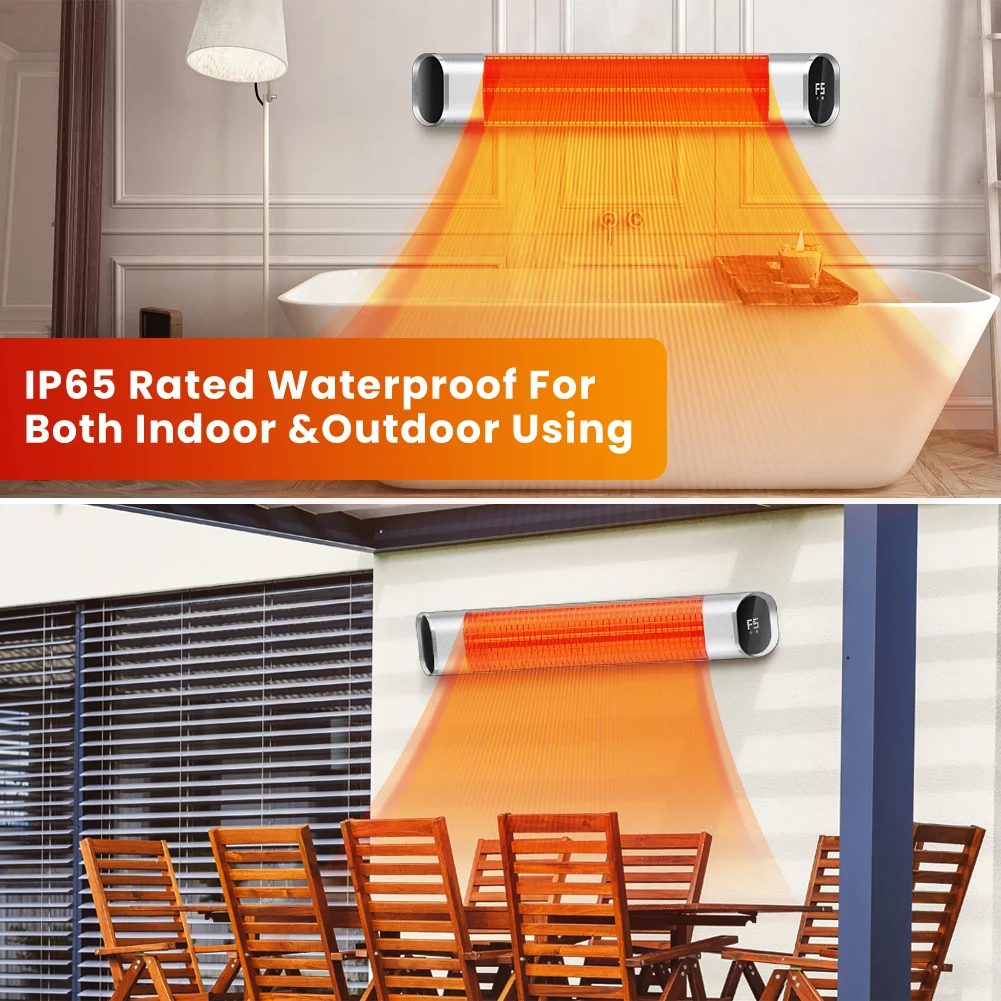 Patio Heater, 1500W, Wall - detail 8