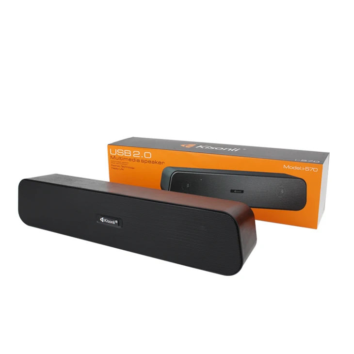 Kisonli I-570 double haut-parleur mobile real sound haut-parleurs voix bobine