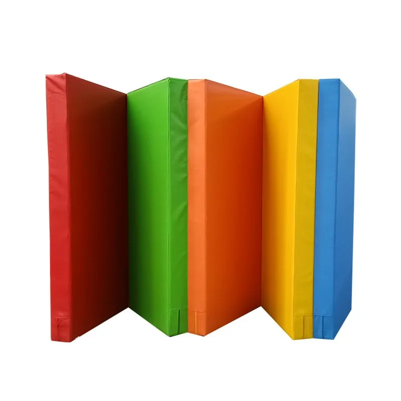 Pu Leather/pvc Five Fold Mat Dance Gymnastics Mat Training Protection