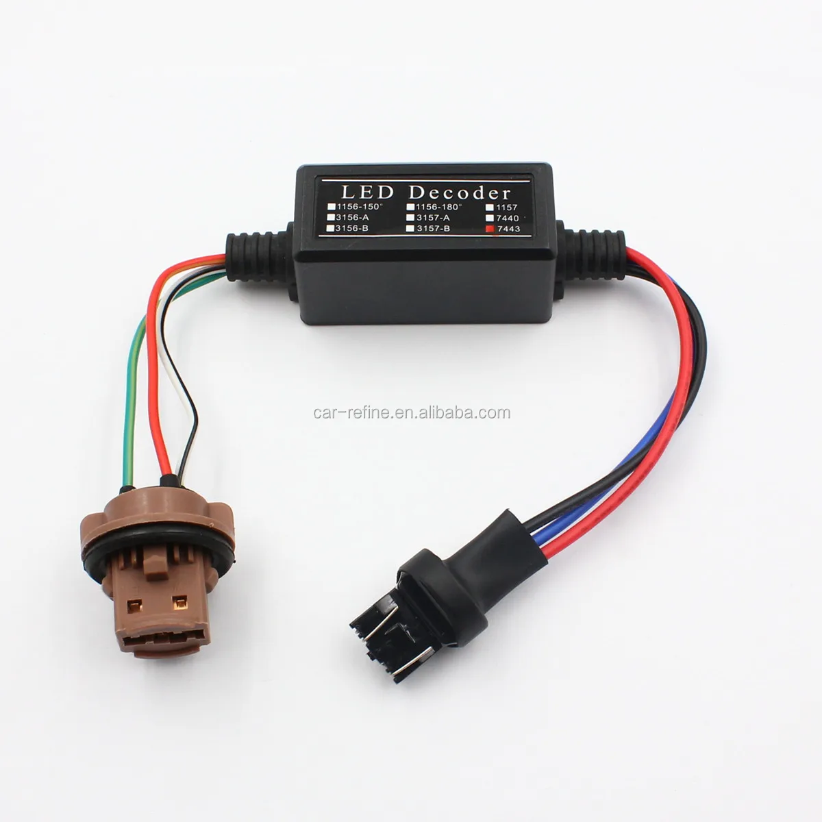 Wholesale Car Lights Error Free Decoder for T20 7443 W21/5W LED Headlights DRL Signal Brake Lamps 7443 LED fog canceller From m.alibaba.com