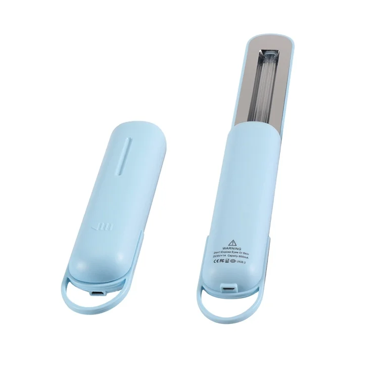 
travel portable hand held foldable epa 3w uvc light lamp ultraviolet ray sterilizer wand uv sanitizing wand 