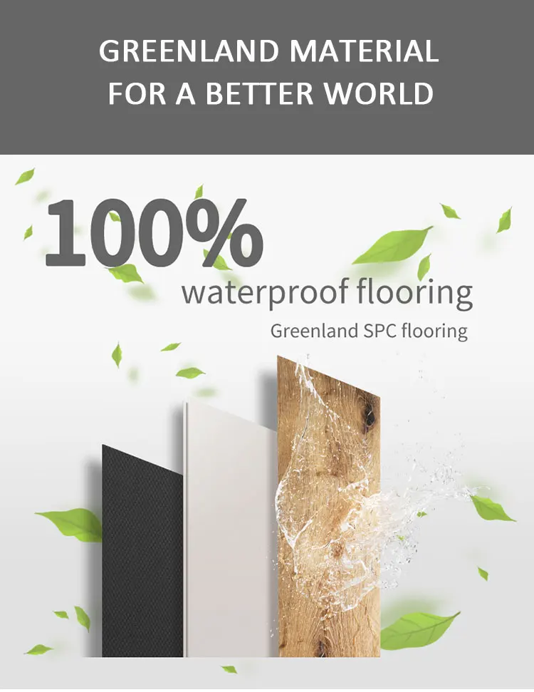 4mm Customized Vinyl Plank Floor Eco-friendly Waterproof PVC SPC Vinyl Flooring