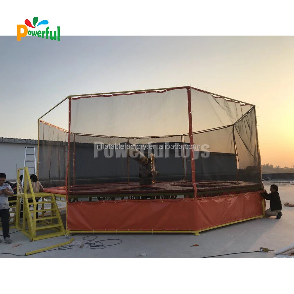8m diameter inflatable mechanical wipeout sport game