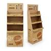 Tea Condiment Organizer Stand Cardboard Coffee Display Rack for Retail