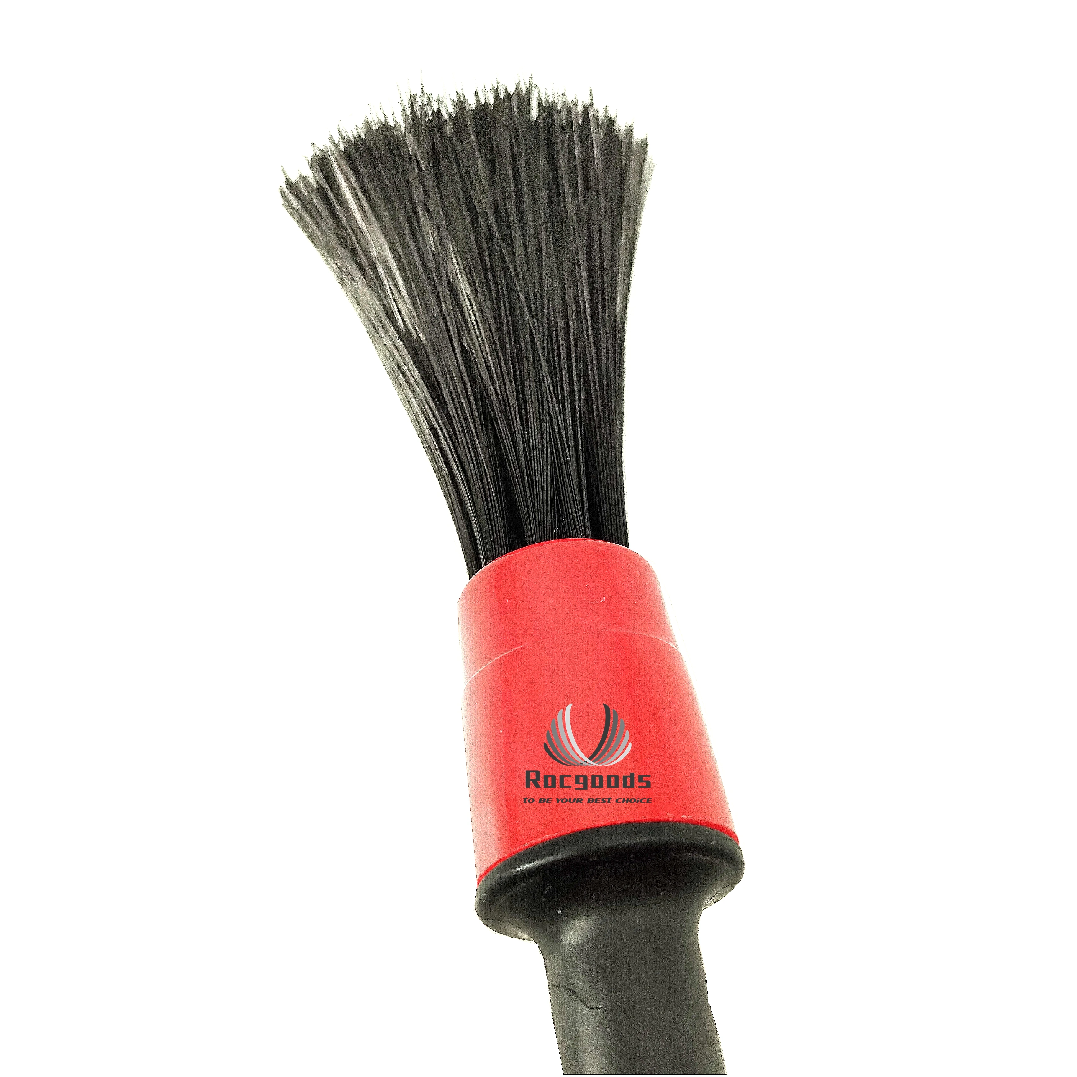 custom high quality 5 pcs natural soft boar hair detailing brush kit 3 piece support green for auto car interior manufacturer manufacture
