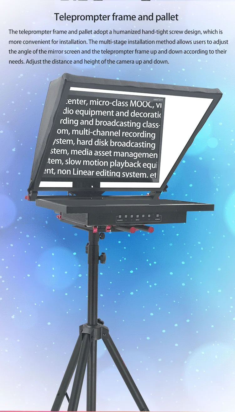 on screen teleprompter