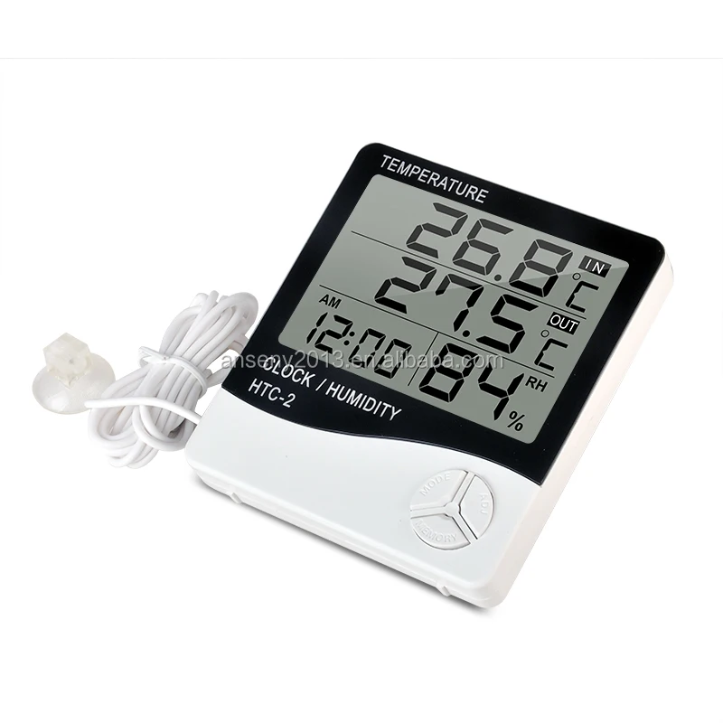 Htc Electronic Lcd Indoor Outdoor Thermo Hygrometer Htc Digital Thermometer Hygrometer Buy