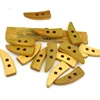 square sewing Rectangle Customized bamboo button toggles