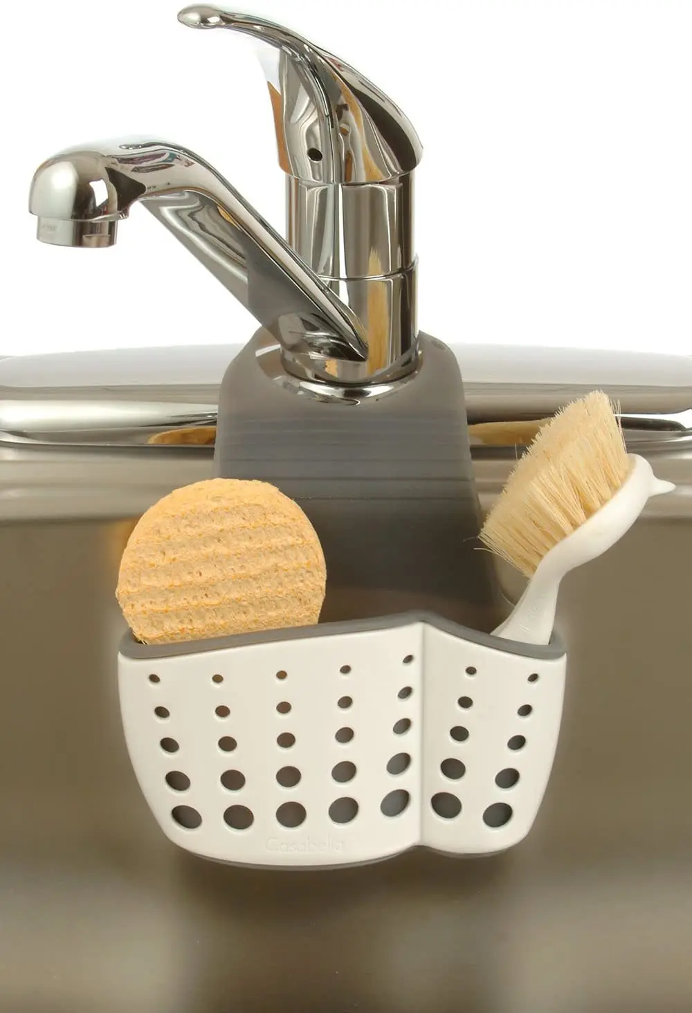 Sink Sider Faucet Caddy For Sponges Hanging Sponge Holder Hanging Sponge Draining Basket Saddle