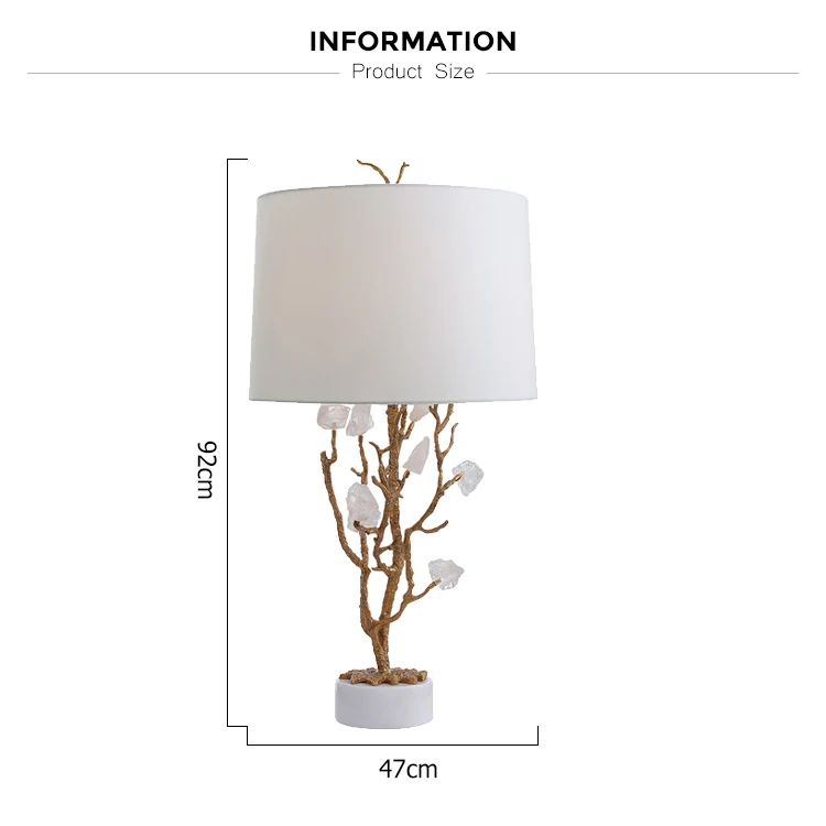 luxury creative table lamp