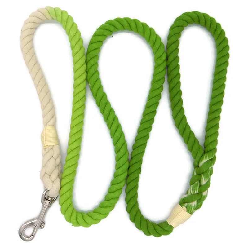 High Quality Retracting Cotton Rope Dog Leashes For Medium Dogs Outdoor