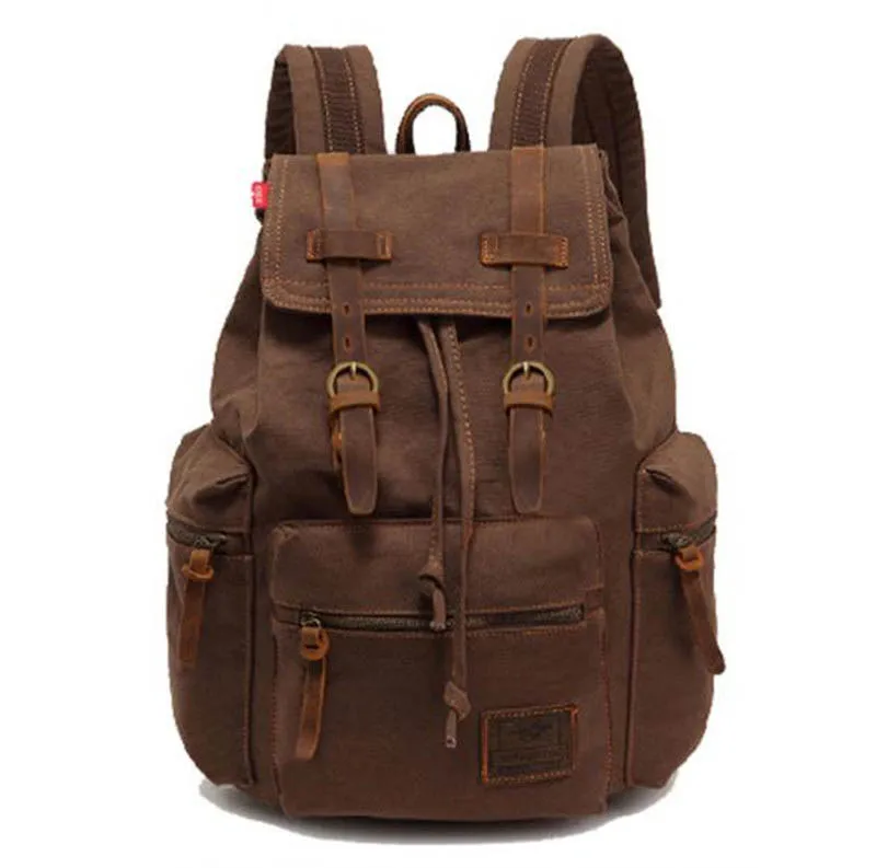 

vintage canvas backpack,3 Pieces, 8 colors
