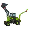 Professional Front End Loader & Backhoe 73kw Tractors China Mini Backhoe loader