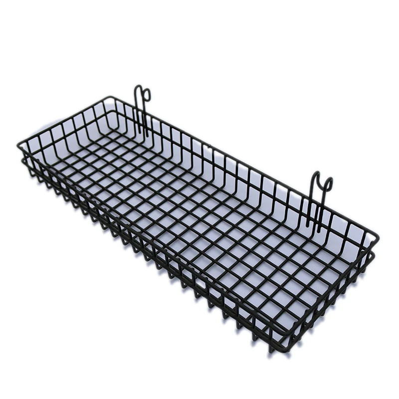 バスケットキット壁収納スラットウォールペグボードグリッドウォール野菜金属スタンドフルーツハンギングワイヤーバスケット Buy ぶら下げ