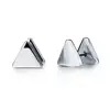316L latest design triangle earrings wholesaler stainless steel earrings stud