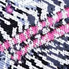 Manufacturers Customize 5 mm Biased Zebra Pattern Sequins Embroidered PET Sequins Black and White Sequins Fabric