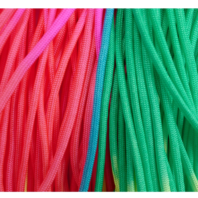 Wholesale Yougle Paracord Colorful Rainbow Cord Parachute Cord Paracord Tie Dye Style Type Iii 7
