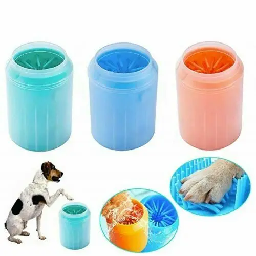 2020 In Stock Ready To Ship Wholesale Portable Pet Dog Paw Cleaner Cup