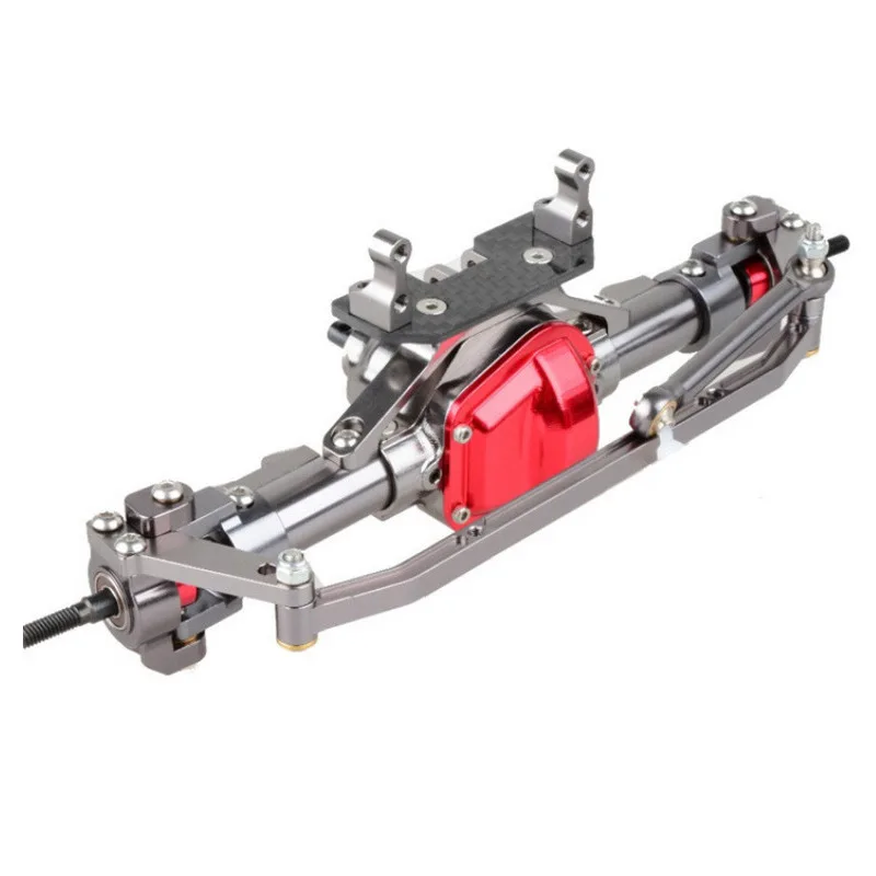 Rc Car Cnc Metal Front / Rear Axle For 110 Rc Rock Crawler Car Scx10