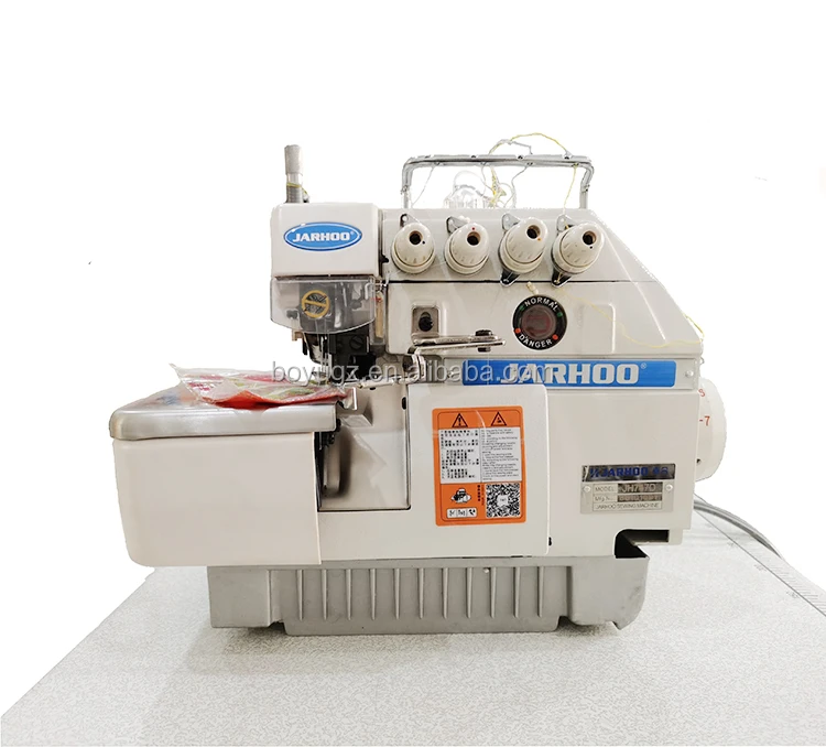 747d High Speed Direct Drive 4thread Industrial Overlock Overstitching