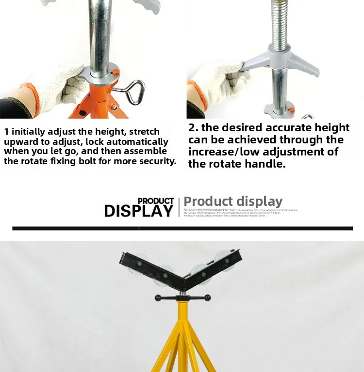 220V Single Roller Telescopic Adjustment Support Frame Smooth Heavy ...
