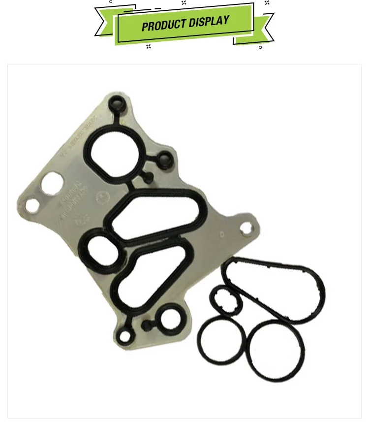 Car Engine Oil Filter Housing Gasket Radiator Cooler Gasket Kits