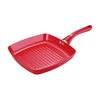 China Cheapest Factory Sell Porcelain Coated Cast Iron grill pan aluminum grill pan cast iron sizzling plate grill pan