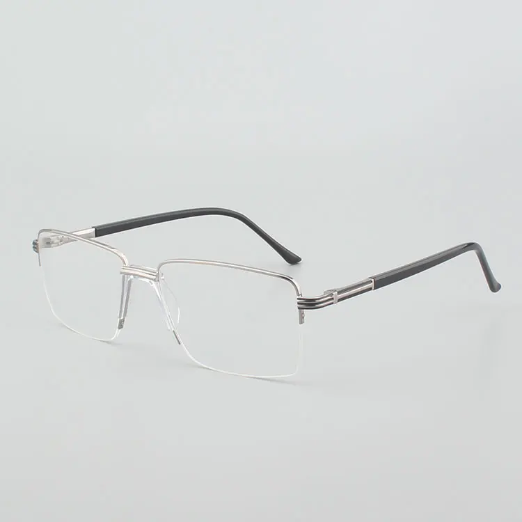 Vintage Rimless Glasses Eyewear Half Rim Frame Optical Eyeglasses