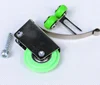 Adjustable iron shell double window roller
