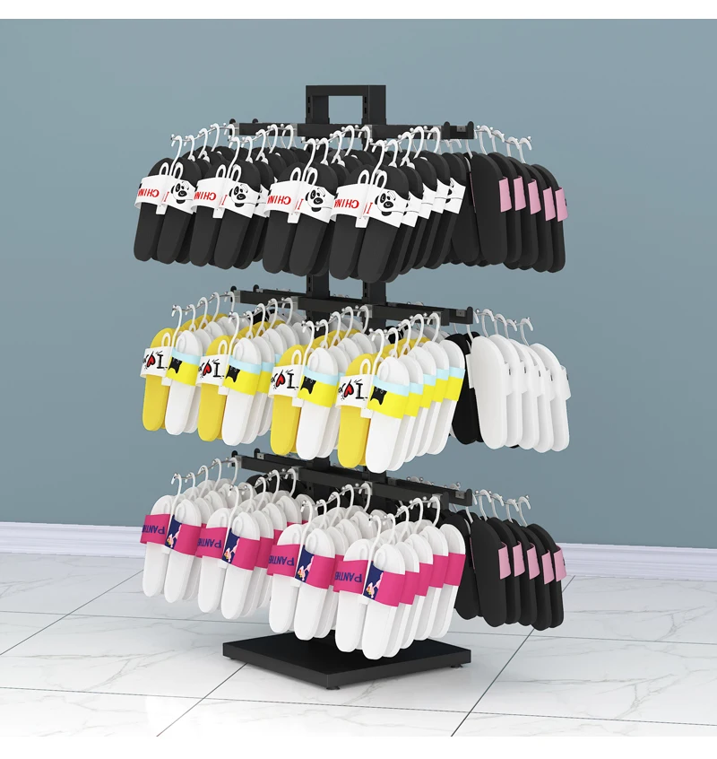 Socks Display Stands Flip Flopdisplay Hooks Black Metal Multifunctional