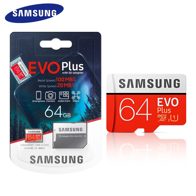 Samsung 512GB EVO Plus MicroSDXC Micro shops SD Class 10 UHS-I U3 Memory Card