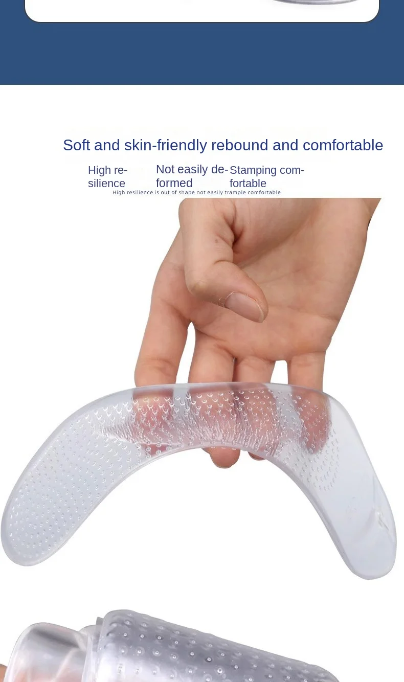 New Comfortable Self-Adhesive Flip-Flop Insole Seven-Point Pad Gel Bottom Shock Absorption-Non-Slip Anti-Wear Foot Arch Insole New Comfortable Self-Adhesive Flip-Flop Insole Seven-Point Pad Gel Bottom Shock Absorption-Non-Slip Anti-Wear Foot Arch Insole