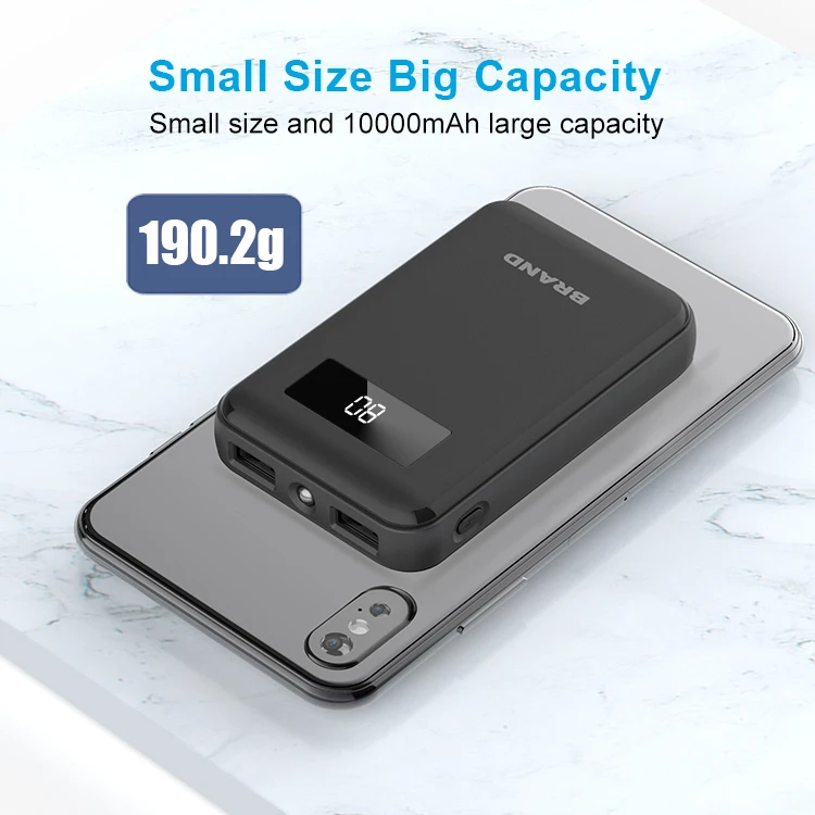 High Capacity Dual USB Mobile Phone Led Flash Light Power Bank 10000mah - ANKUX.COM