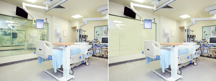 dimming smart glass pdlc film for switchable smart glass