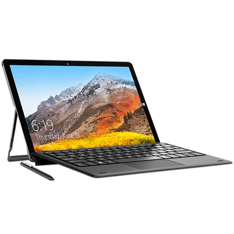 Side-by-side comparison of Lenovo Yoga 9i Gen 10 (convertible) and Microsoft Surface Pro 2026 (detachable)