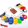 Large in stock colorful ABS TK4100/Mifa 1k/F08 rfid keyfob key tag for access control