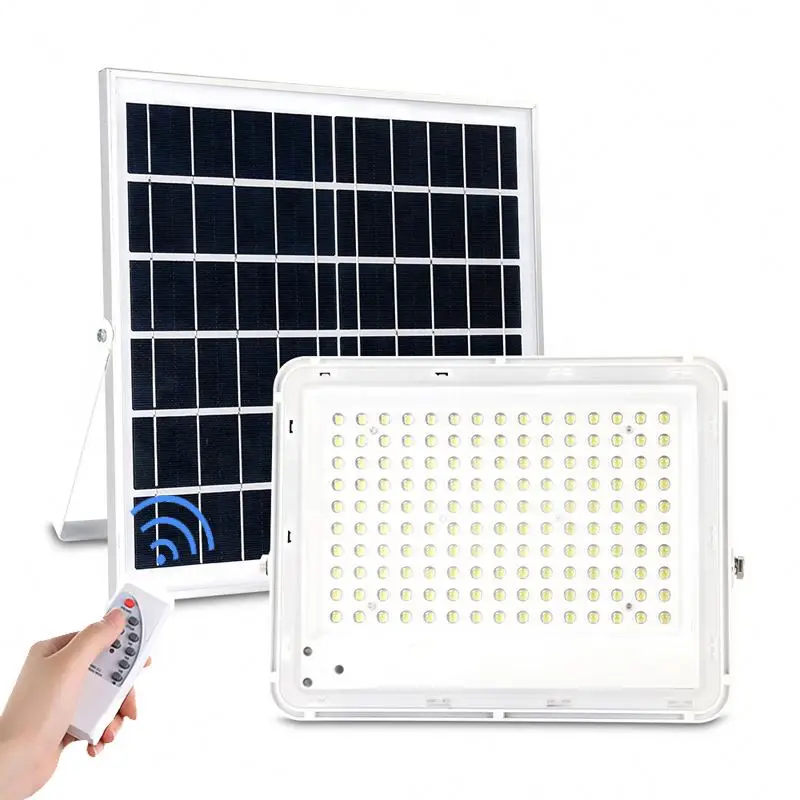 Waterproof Wireless 3-in-1 mode 54 LED Triangle with PIR motion detector for gazebo Solar Powered Outdoor LED Flood light