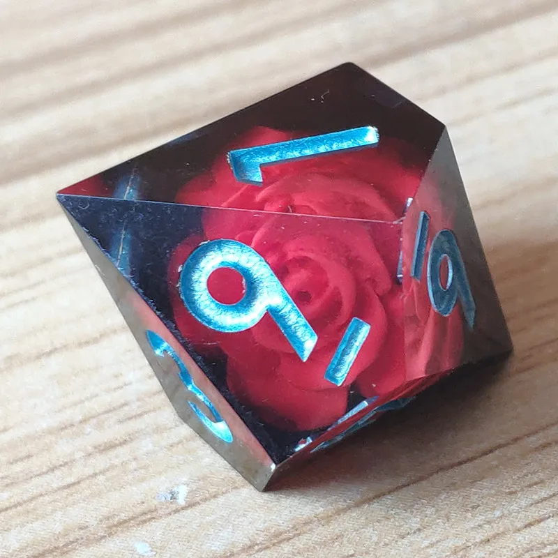 10pieces/Set Acrylic Set Polyhedral D10 10 Sided 15mm For