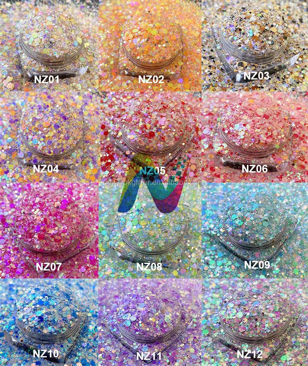 Bulk Eco Friendly Bulk Glow Glitter Luminous Nail Glitter For Face Body