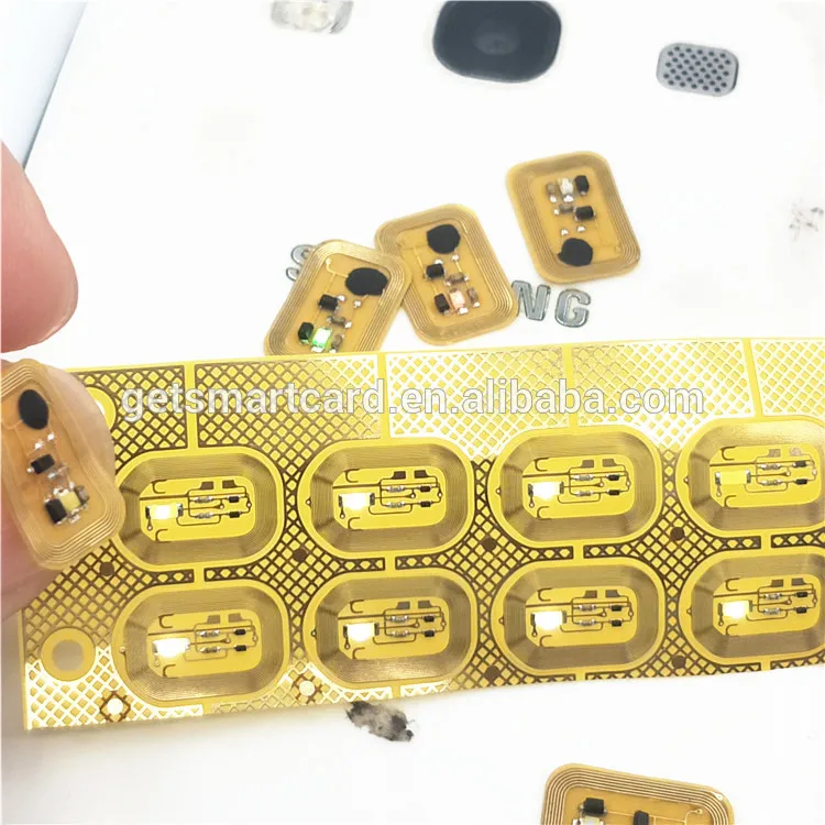 2020 New Fashion Design 13.56MHZ NFC Nail LED Sticker, NFC Nail Art Light Sticker with NFC chip built in for DIY Party Shows