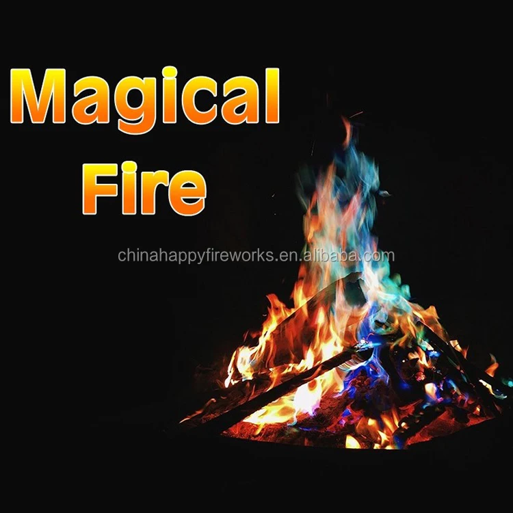 QCLUEU Flamme de feu Mystique, Colorant de Couleur de Flamme pulsante  Longue durée, Poudre de Flammes colorées de feu Magique pour Une  Utilisation en intérieur ou en extérieur : : Bricolage