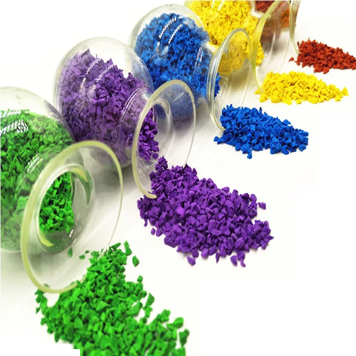 Hot Selling EPDM Granulates Coloured Rubber Granules EPDM Rubber Granules