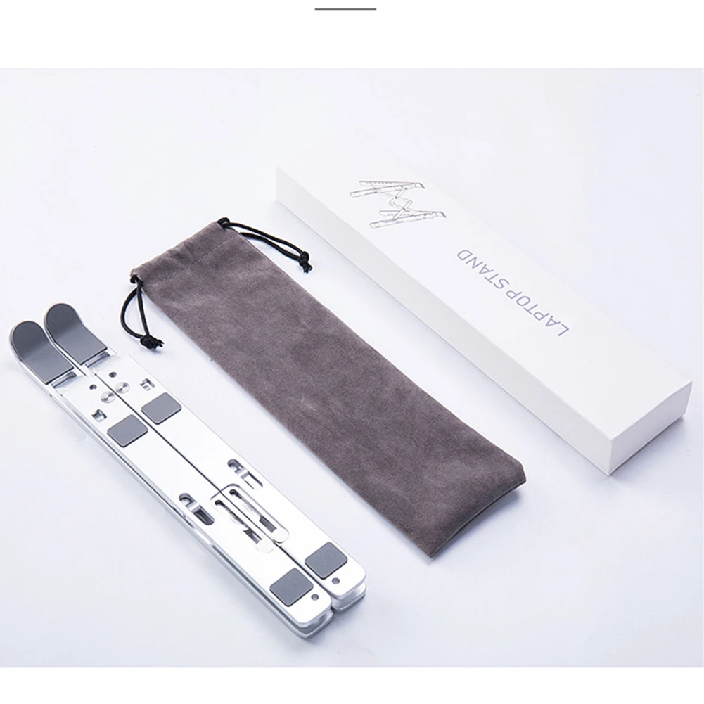 Portable Laptop Stand Aluminium alloy Foldable Notebook Holder Tablet Base Cooling stand For Macbook Pro PC Computer Accessories